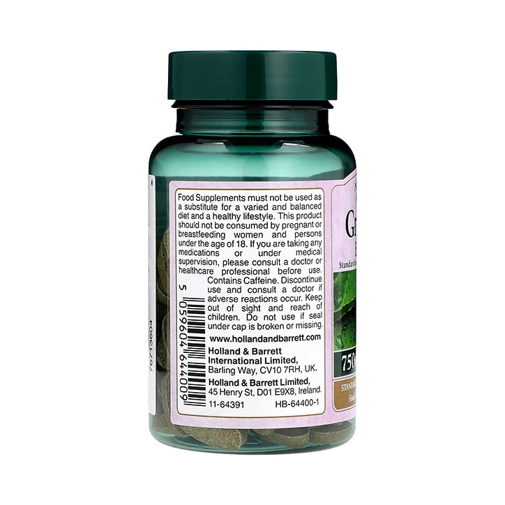 Nature's Garden Green Tea Extract 750mg 100 Tablets